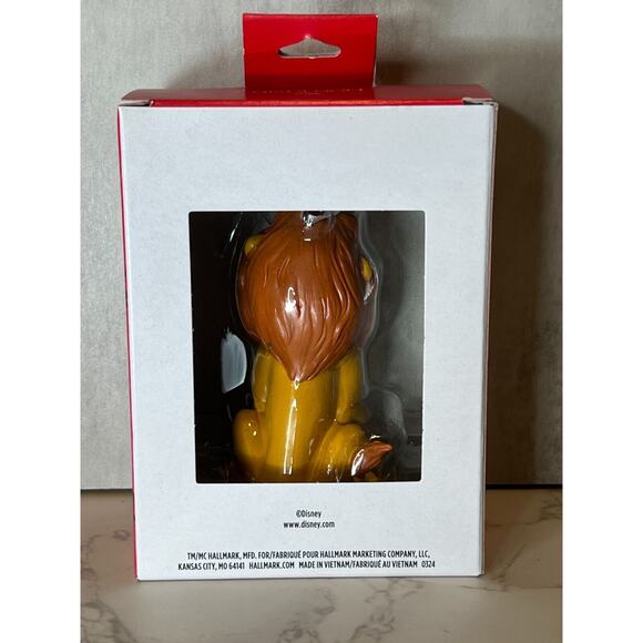 Hallmark Christmas Ornament Disney The Lion King Mufasa 2024 NEW in Box - Picture 2 of 2